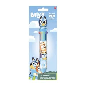 Bluey 10 Color Pen With Molded Top Coloring Changing Pen 10 Color